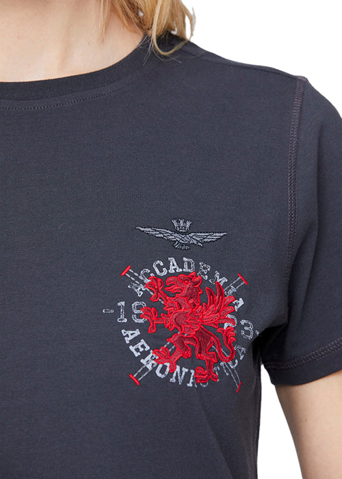 T-shirt ricamata Corso Grifo -Aeronautica Militare-