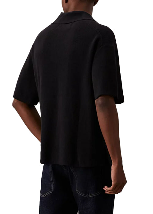 Camicia in Maglia a Maniche Corte -Calvin Klein-