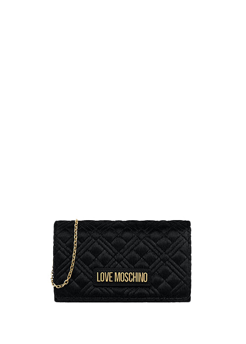 Clutch Smart Shiny Quilted -Love Moschino-