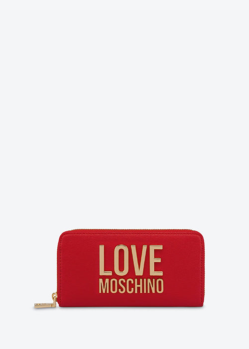 Portafoglio Gold Metal Logo -Love Moschino-