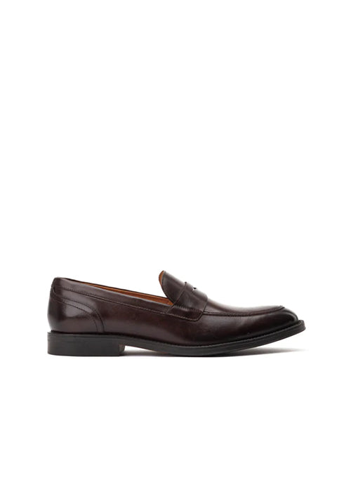 Kennedy Washed Loafers Brown -Base London-