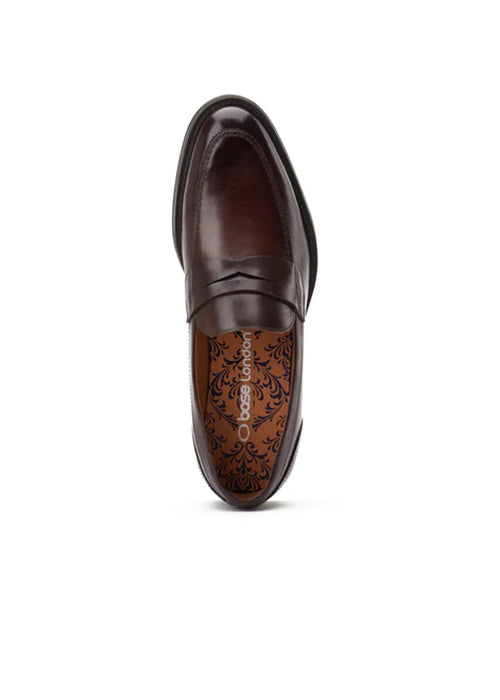 Kennedy Washed Loafers Brown -Base London-