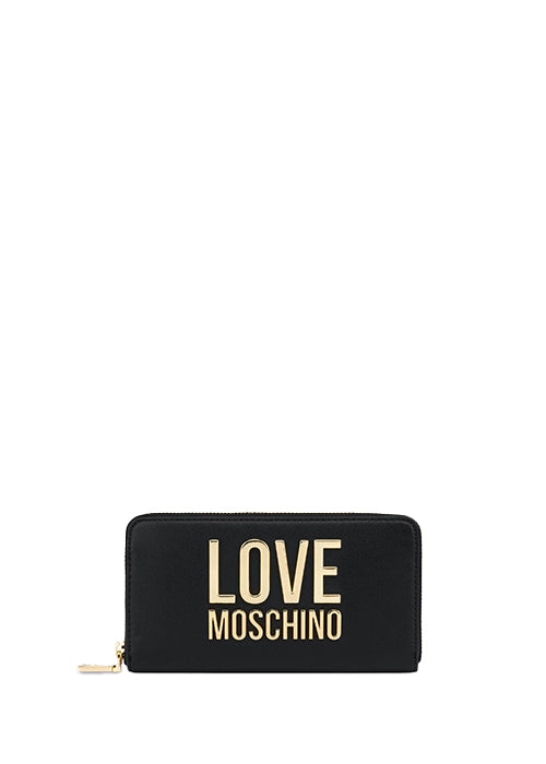Portafoglio Gold Metal Logo -Love Moschino-