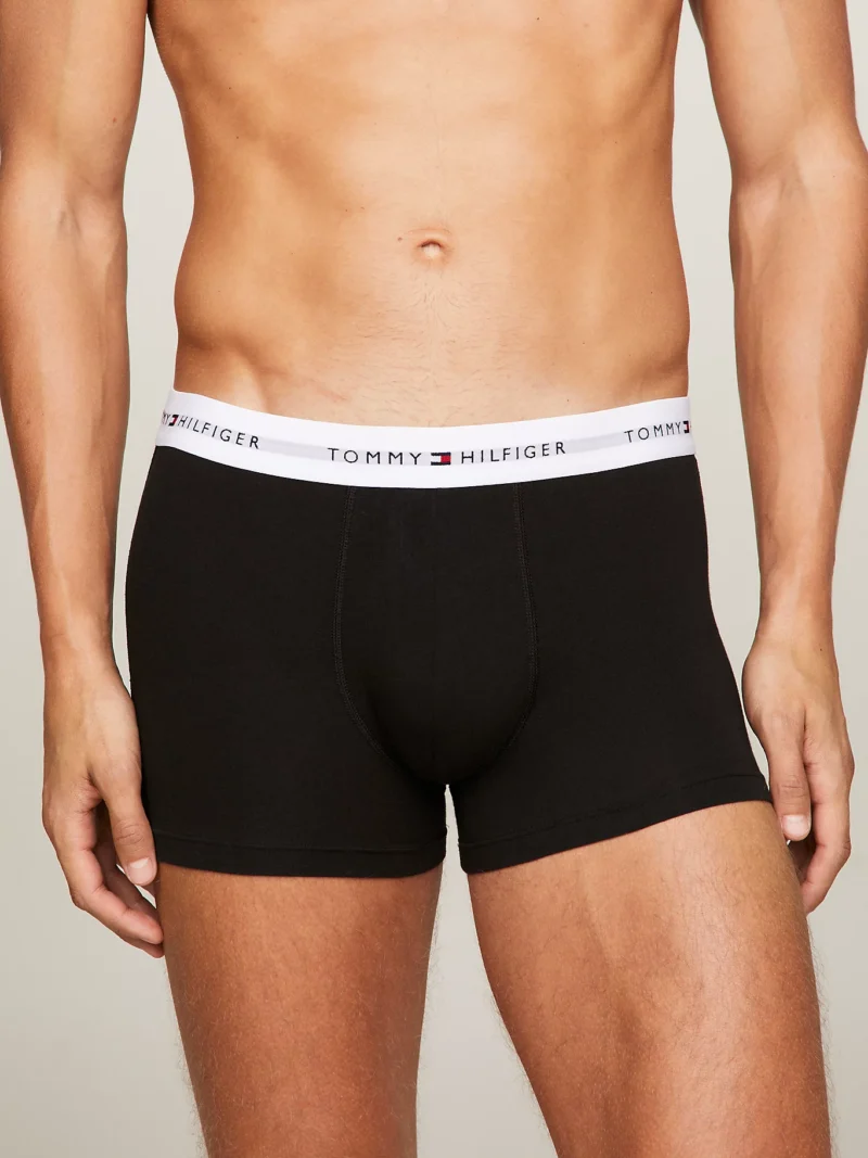 TOMMY HILFIGER - 3 pack boxer aderenti con logo