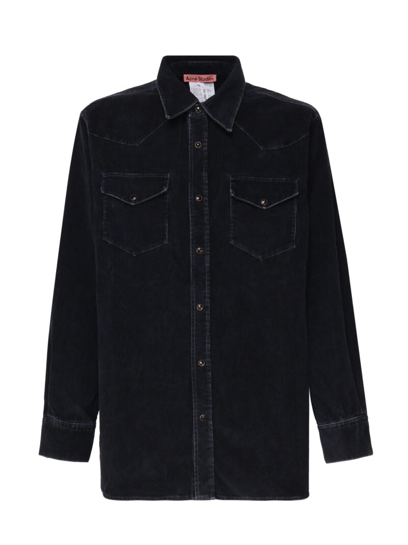 ACNE STUDIOS - OVERSHIRT IN VELVET
