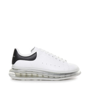 ALEXANDER MCQUEEN - SNEAKERS OVERSIZE IN PELLE CON INSERTI A CONTRASTO