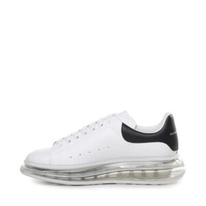 ALEXANDER MCQUEEN - SNEAKERS OVERSIZE IN PELLE CON INSERTI A CONTRASTO