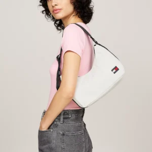 TOMMY HILFIGER - Borsa Essential con logo ripetuto