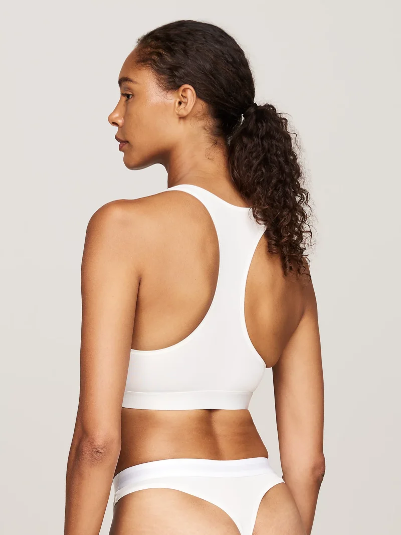TOMMY HILFIGER - Bralette sfoderata con logo