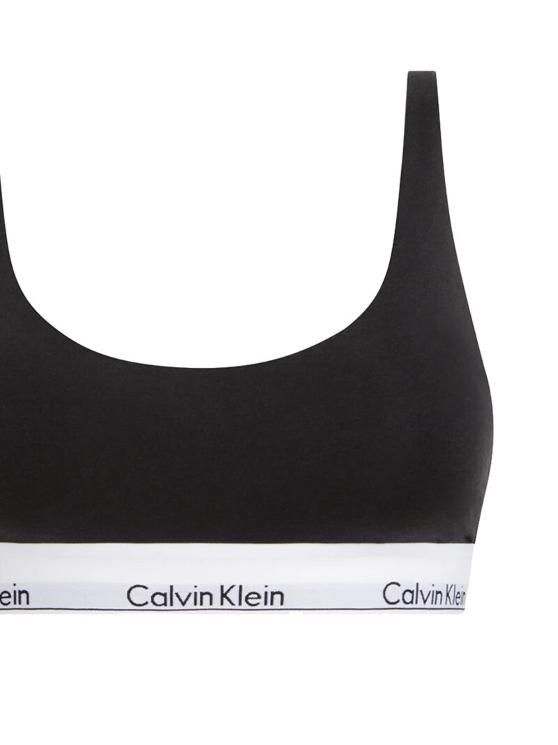 CALVIN KLEIN - BRALETTE CON FASCIA ELASTICA A CONTRASTO