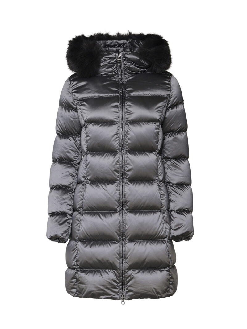 COLMAR ORIGINALS - GIACCA LUNGA IN NYLON CON CAPPUCCIO
