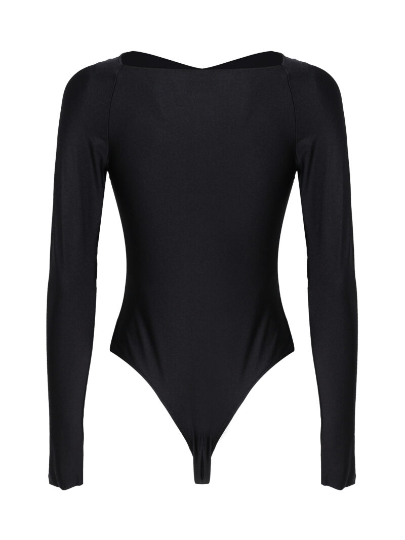 COPERNI - BODY CON ARRICCIATURA E SCOLLO AMPIO