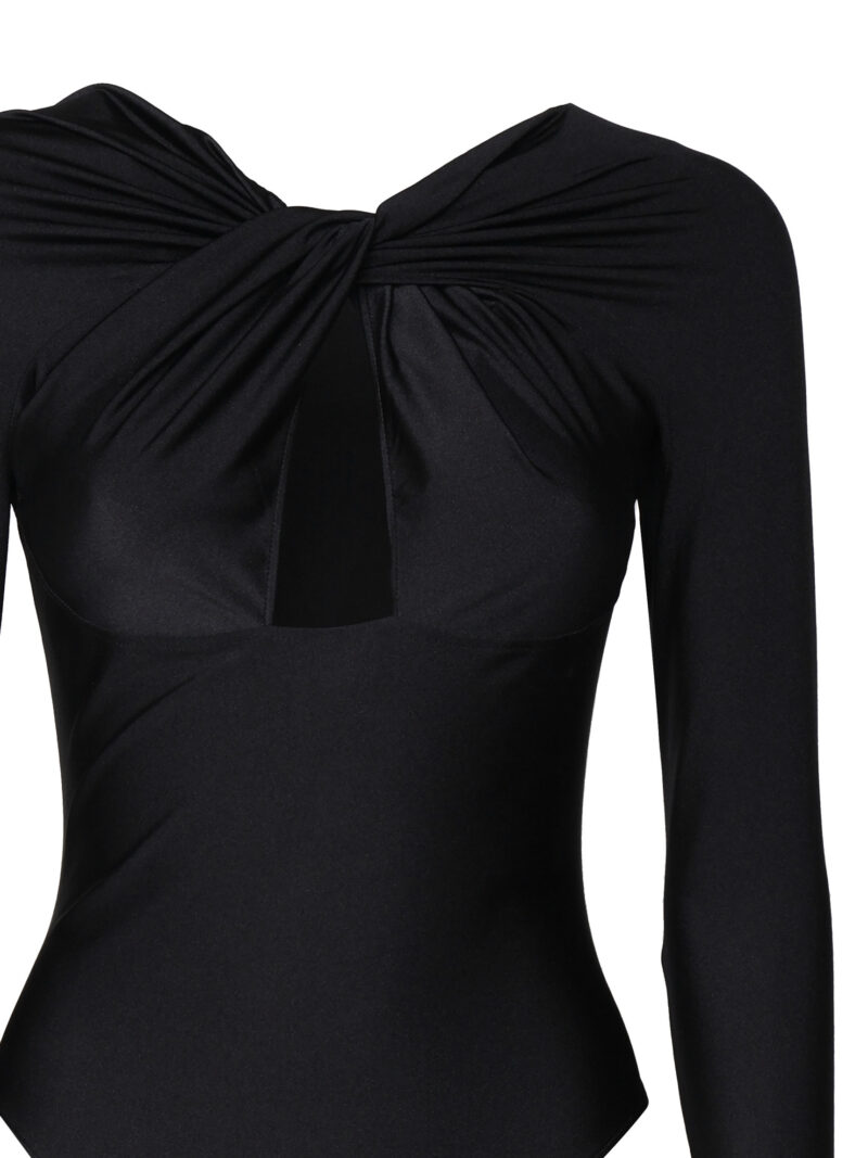 COPERNI - BODY CON ARRICCIATURA E SCOLLO AMPIO