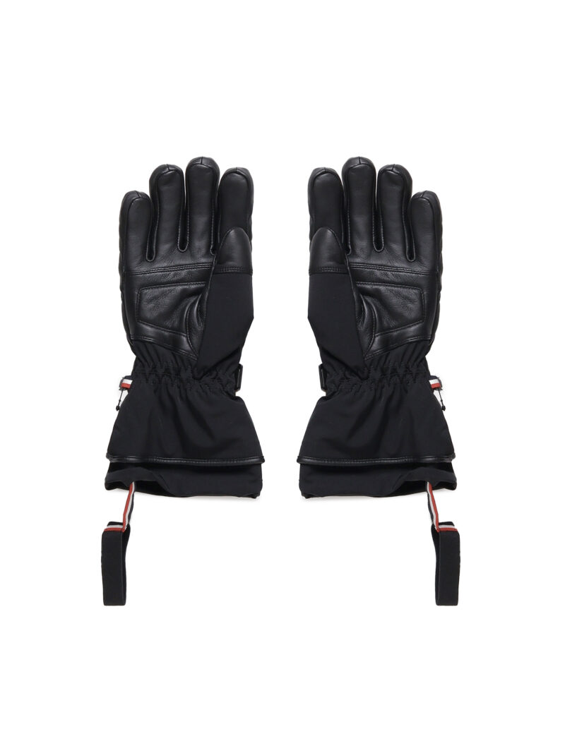 MONCLER - GUANTI IN MISTO PELLE