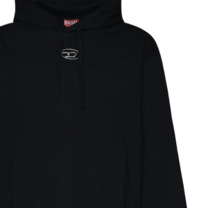 DIESEL - FELPA IN COTONE - NERO