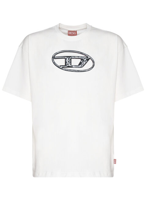 DIESEL - T-SHIRT IN COTONE CON LOGO