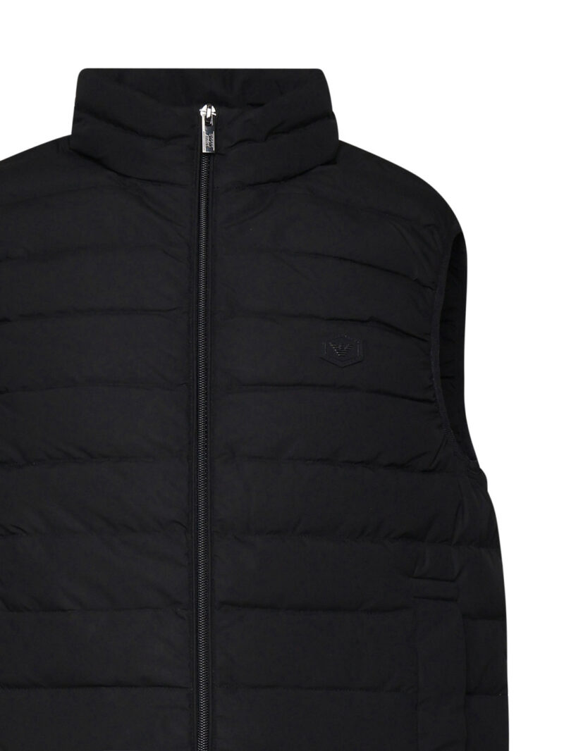 EMPORIO ARMANI- GILET IMBOTTITO A COLLO MEDIO