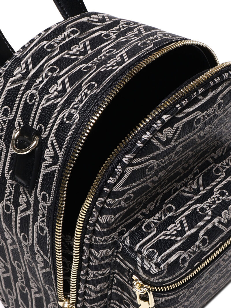 EMPORIO ARMANI - MINI BORSA ZAINO IN TESSUTO CON LOGO JACQUARD