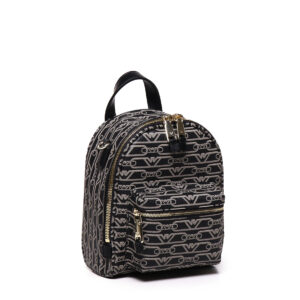 EMPORIO ARMANI - MINI BORSA ZAINO IN TESSUTO CON LOGO JACQUARD