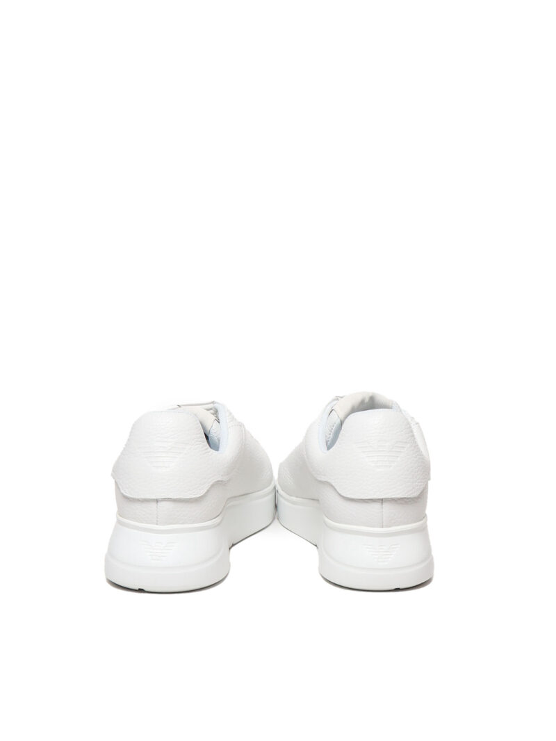 EMPORIO ARMANI - SNEAKERS IN PELLE BOTTALATA