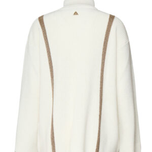 INSPIRED BY AKEP - MAGLIONCINO CON INTARSIO IN LUREX