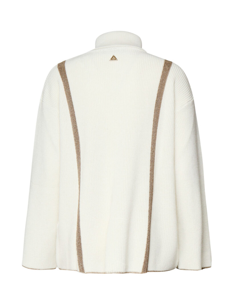 INSPIRED BY AKEP - MAGLIONCINO CON INTARSIO IN LUREX