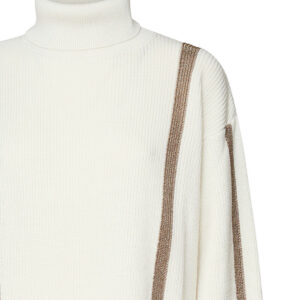 INSPIRED BY AKEP - MAGLIONCINO CON INTARSIO IN LUREX