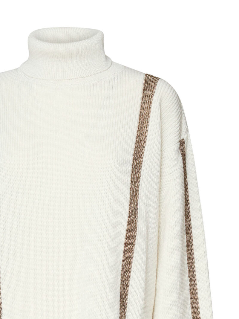 INSPIRED BY AKEP - MAGLIONCINO CON INTARSIO IN LUREX