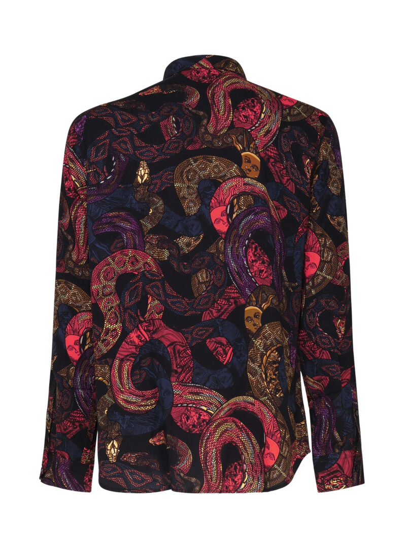 JUST CAVALLI - CAMICIA CON STAMPA MULTICOLOR