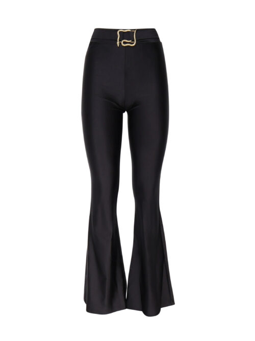 JUST CAVALLI - PANTALONI LEGGINS CON GAMBA A ZAMPA