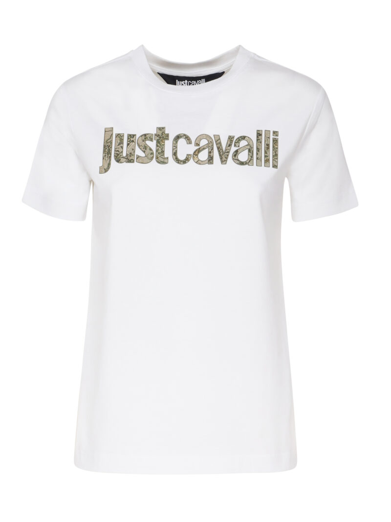 JUST CAVALLI T-SHIRT IN COTONE 1 JUST CAVALLI - T-SHIRT IN COTONE