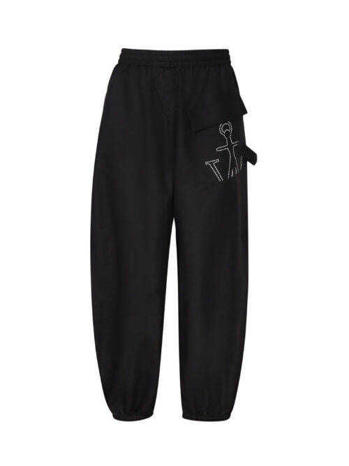 JW ANDERSON JOGGERS CON LOGO ANCORA JWA RICAMATO 1 JW ANDERSON - JOGGERS CON LOGO ANCORA JWA RICAMATO