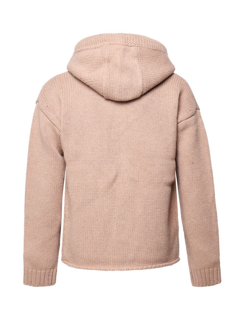 JW ANDERSON - MAGLIONE CON ZIP CON LOGO ANCORA JWA
