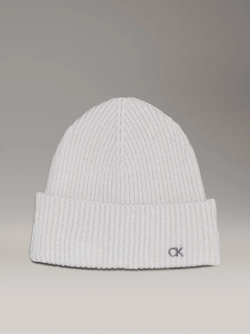 CALVIN KLEIN - Berretto in misto lana e cashmere
