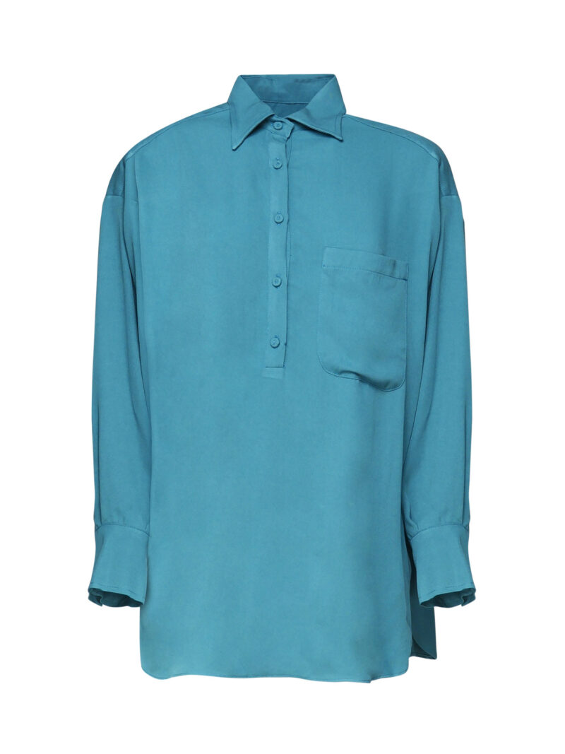 MARIUCCIA MILANO - CAMICIA FLUIDA IN OTTANIO