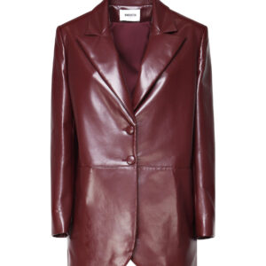 MARIUCCIA MILANO - GIACCA BLAZER IN ECOPELLE