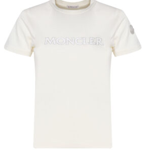 MONCLER T-SHIRT IN COTONE1 MONCLER - T-SHIRT IN COTONE