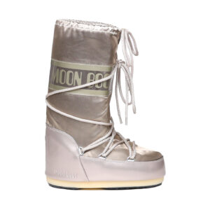 MOON BOOT - ICON BOOTS IN NYLON - PLATINUM