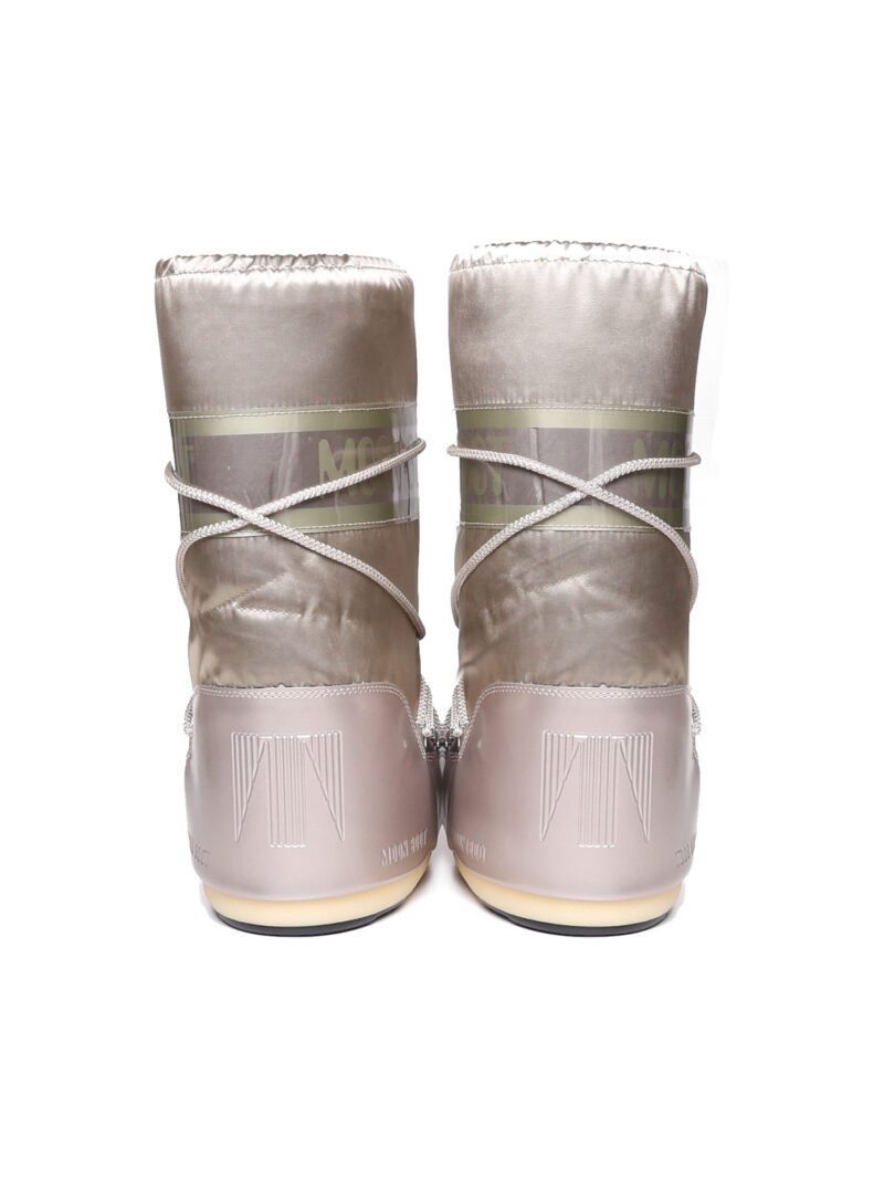 MOON BOOT - ICON BOOTS IN NYLON - PLATINUM