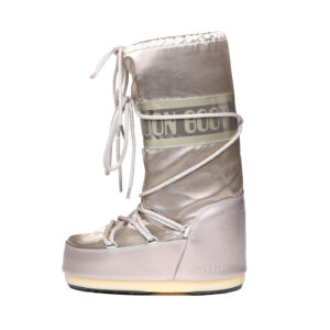 MOON BOOT - ICON BOOTS IN NYLON - PLATINUM