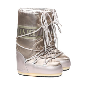 MOON BOOT - ICON BOOTS IN NYLON - PLATINUM