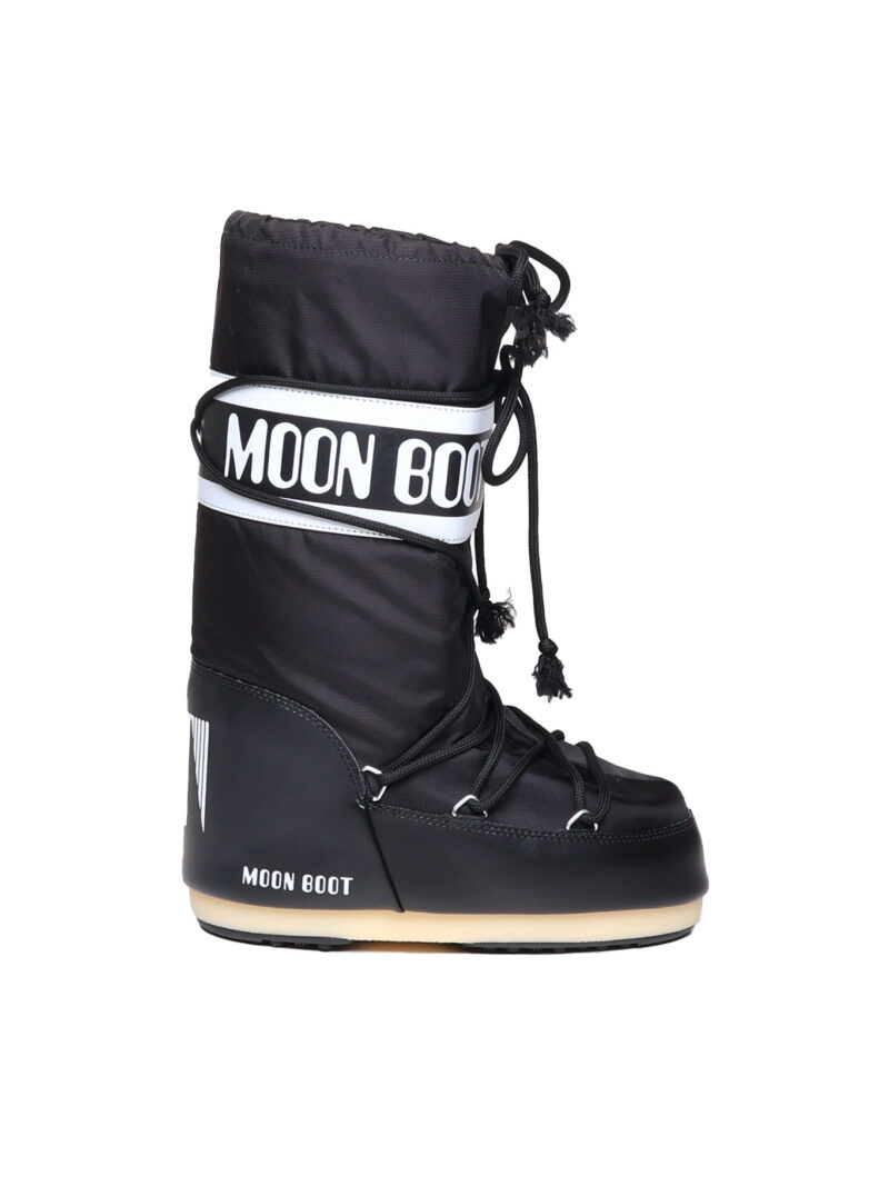 MOON BOOT - ICON BOOTS IN NYLON - NERO