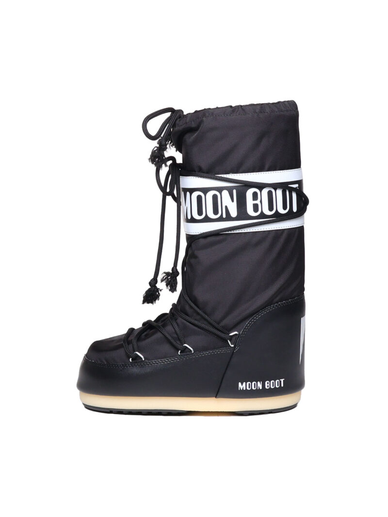 MOON BOOT - ICON BOOTS IN NYLON - NERO