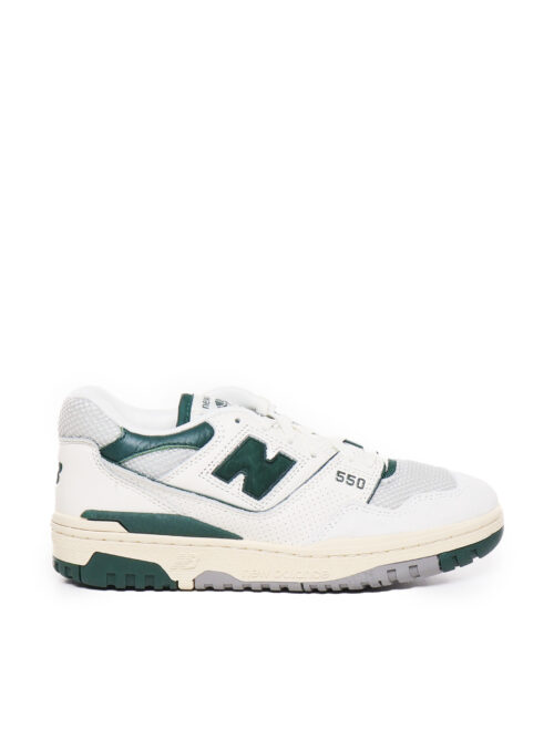 NEW BALANCE SNEAKERS 550 IN PELLE1 NEW BALANCE - SNEAKERS 550 IN PELLE - VERDE