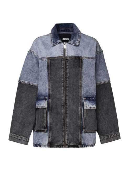ROTATE - GIACCA OVERSIZED PATCHWORK