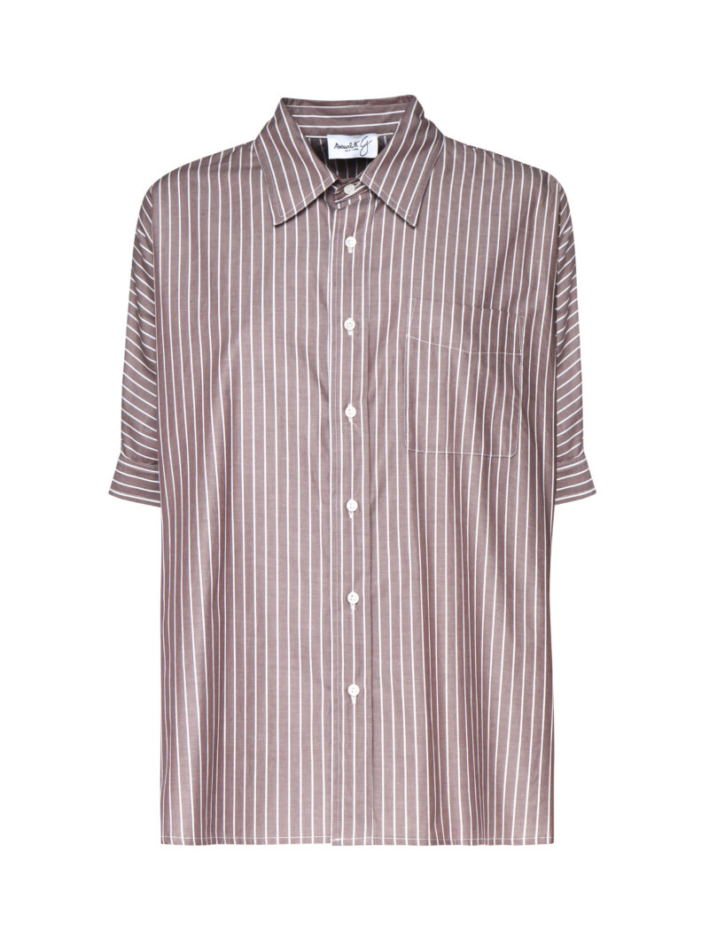 SCARLETT G CAMICIA OXFORD A MEZZE MANICHE1 SCARLETT G - CAMICIA OXFORD A MEZZE MANICHE