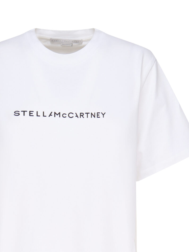 STELLA MCCARTNEY - LOGO T-SHIRT IN COTONE ORGANICO