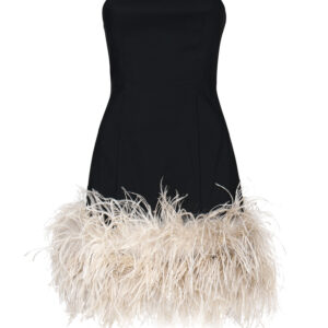 THE ARCHIVIA - MINIDRESS GEA CON PIUME