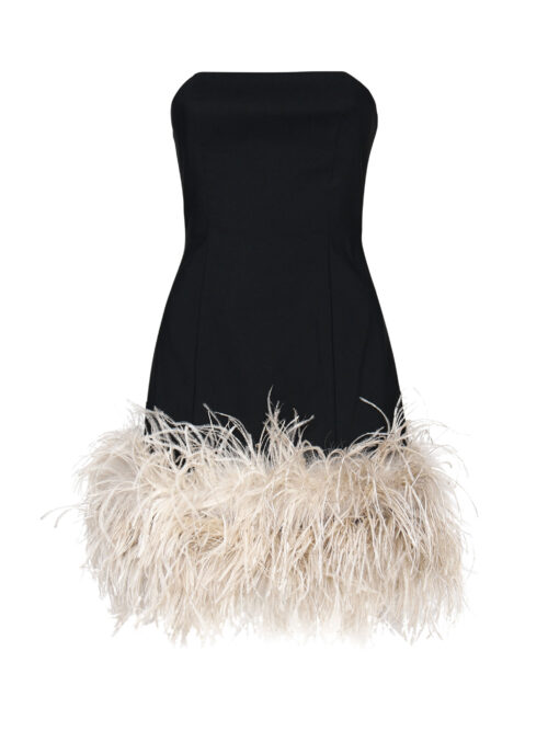 THE ARCHIVIA - MINIDRESS GEA CON PIUME
