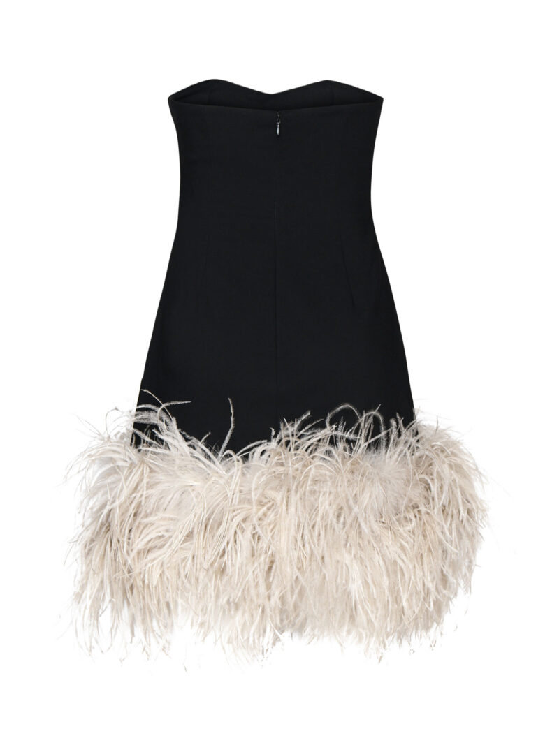 THE ARCHIVIA - MINIDRESS GEA CON PIUME